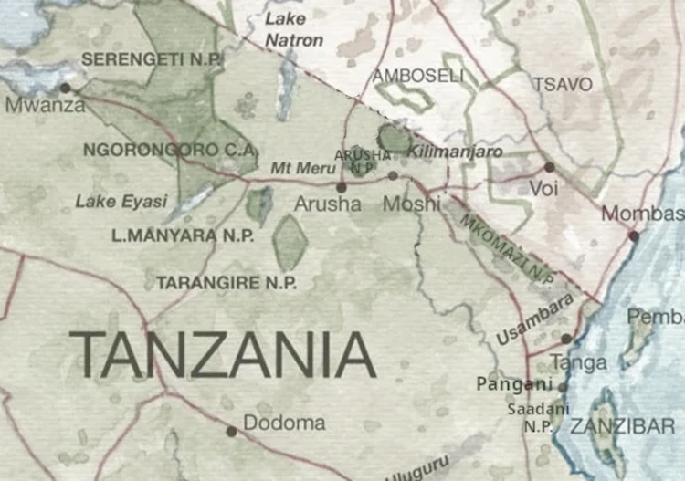 safari map